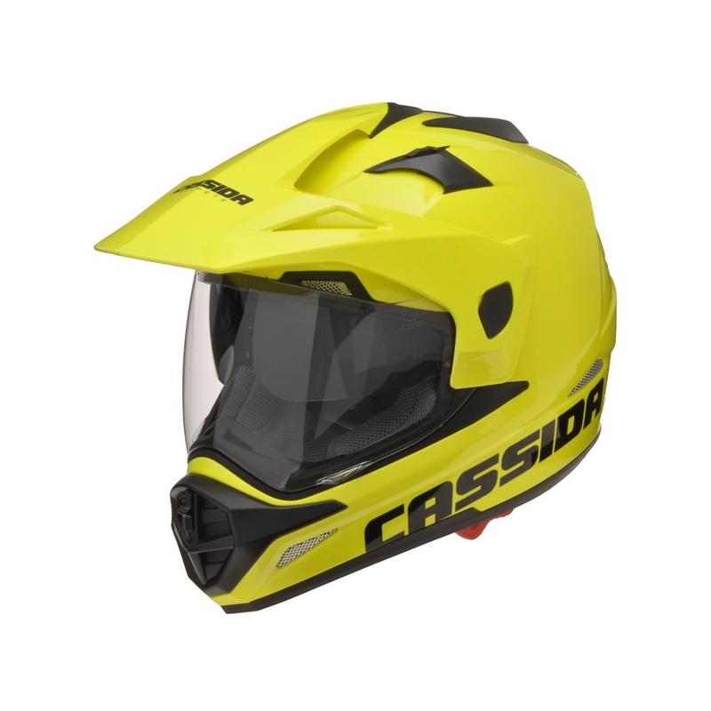 Enduro přilba na motorku Cassida Tour fluo žlutá