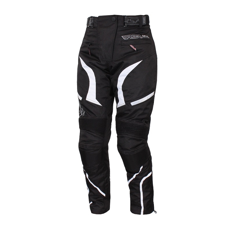 Γυναικείο κοστούμι μοτοσικλέτας RSA SW-01 λευκό - 2 τεμάχια προσφορά