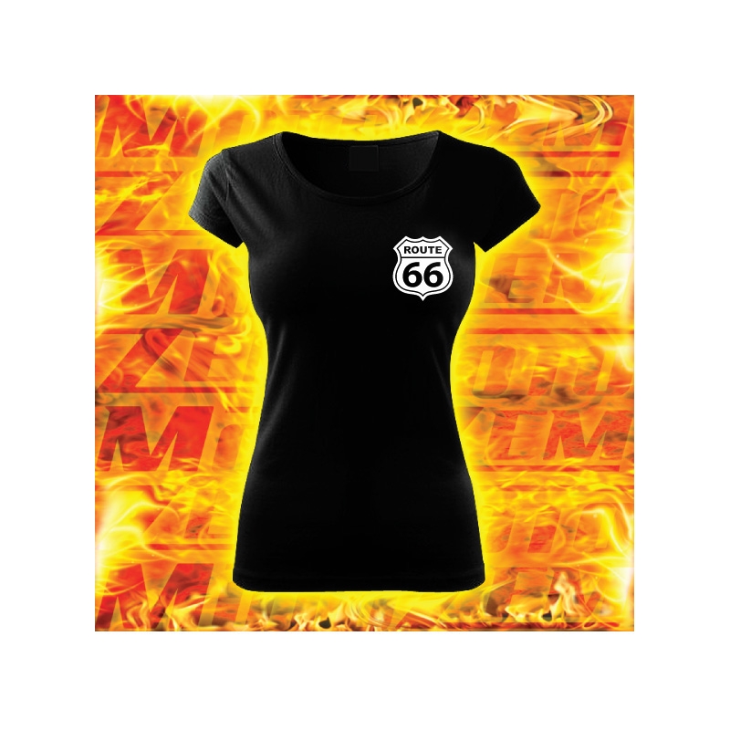 Dámské triko s motivem Route 66 výprodej