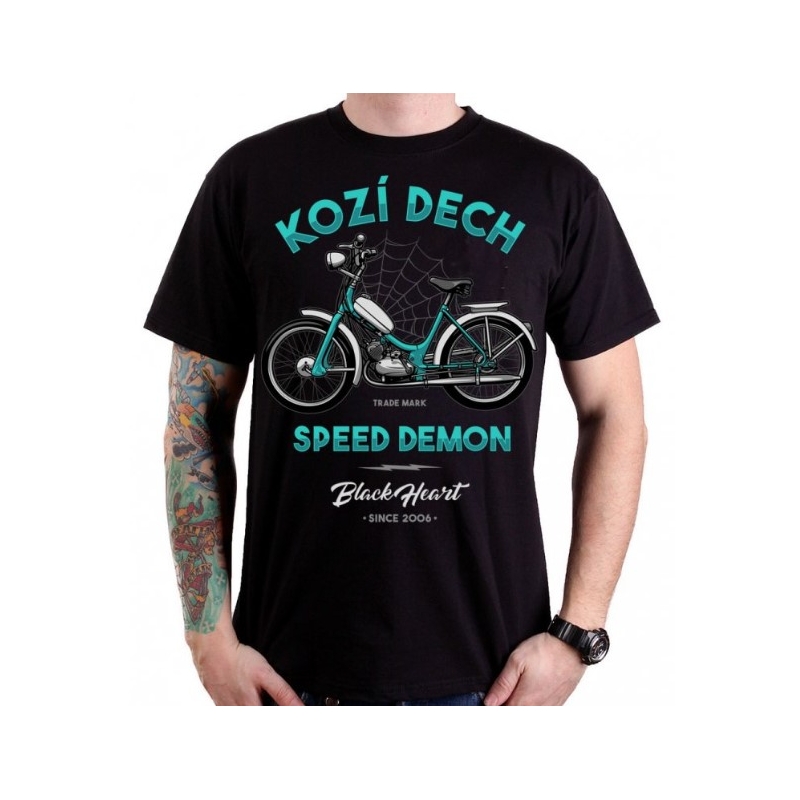 Ανδρικό T-shirt Μαύρη καρδιά Goat Breath