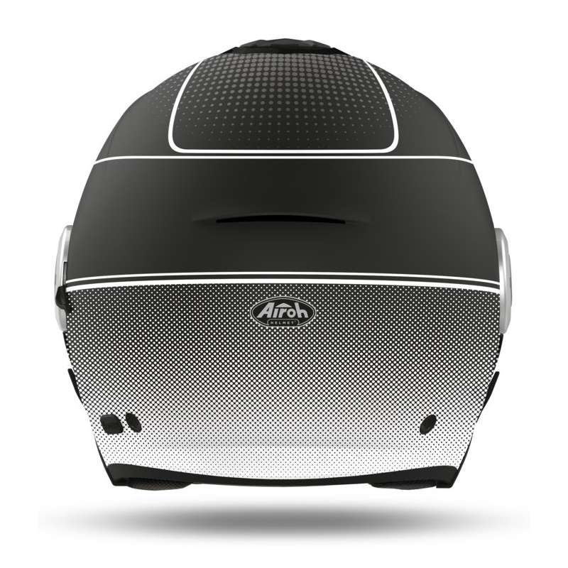 Otevřená přilba Airoh Helios Map černo-bílá výprodej