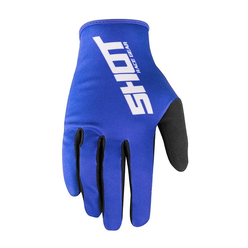 Motokrosové rukavice Shot Devo Raw modré výprodej