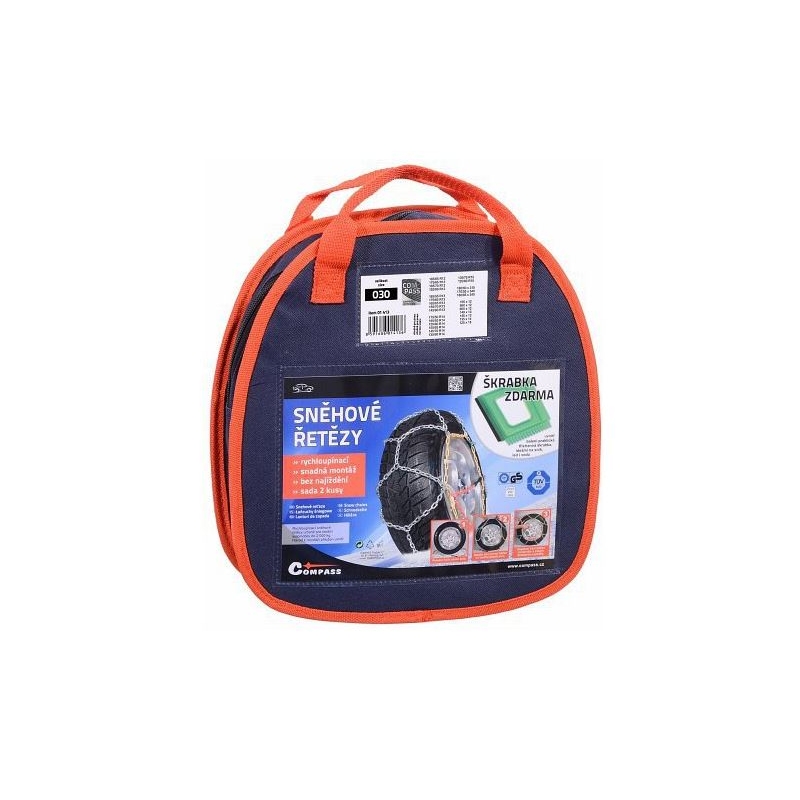 Sněhové řetězy X80 3,0mm 9mm NYLON BAG