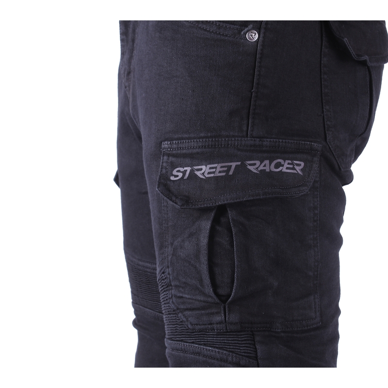 Τζιν Μοτοσικλέτας Street Racer Cargo CE Μαύρο