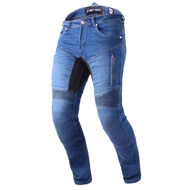 Street Racer Stretch II CE Μπλε κρουαζέ τζιν μοτοσικλέτας
