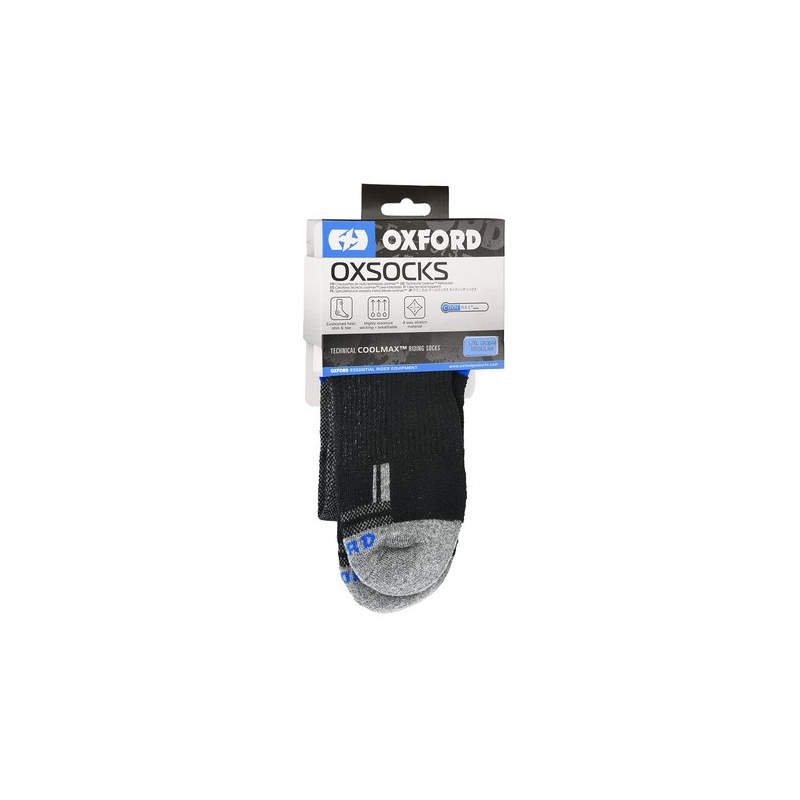 Κάλτσες Oxford COOLMAX® γκρι-μαύρο-μπλε