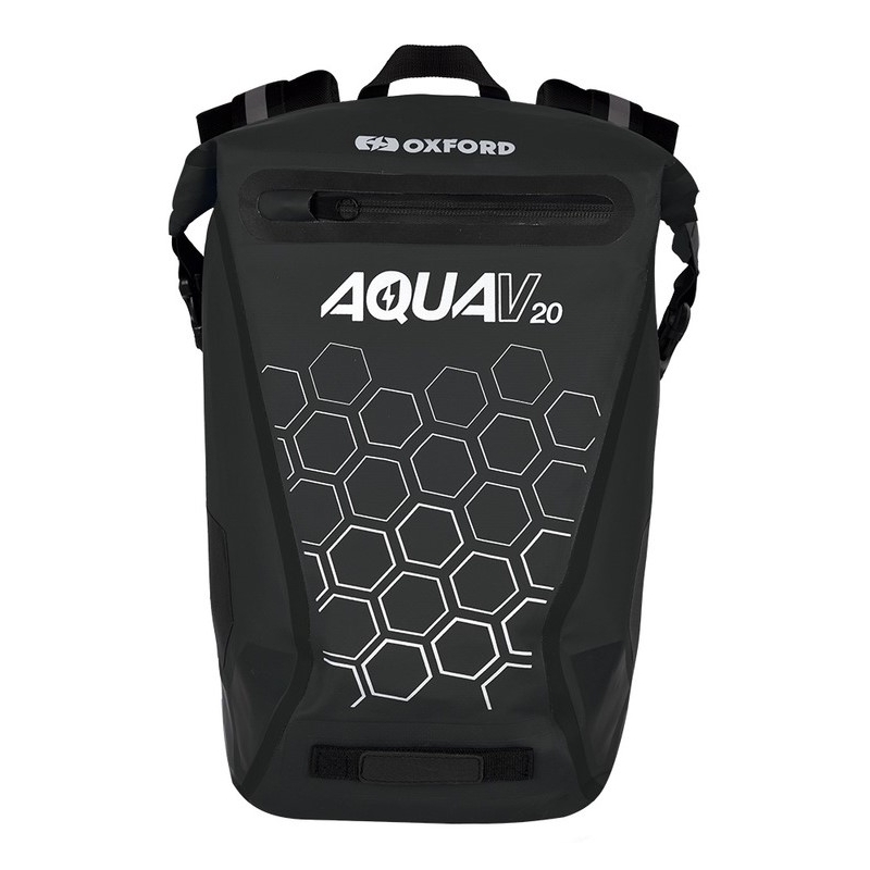 Αδιάβροχο σακίδιο πλάτης Oxford AQUA V20 μαύρο 20 l