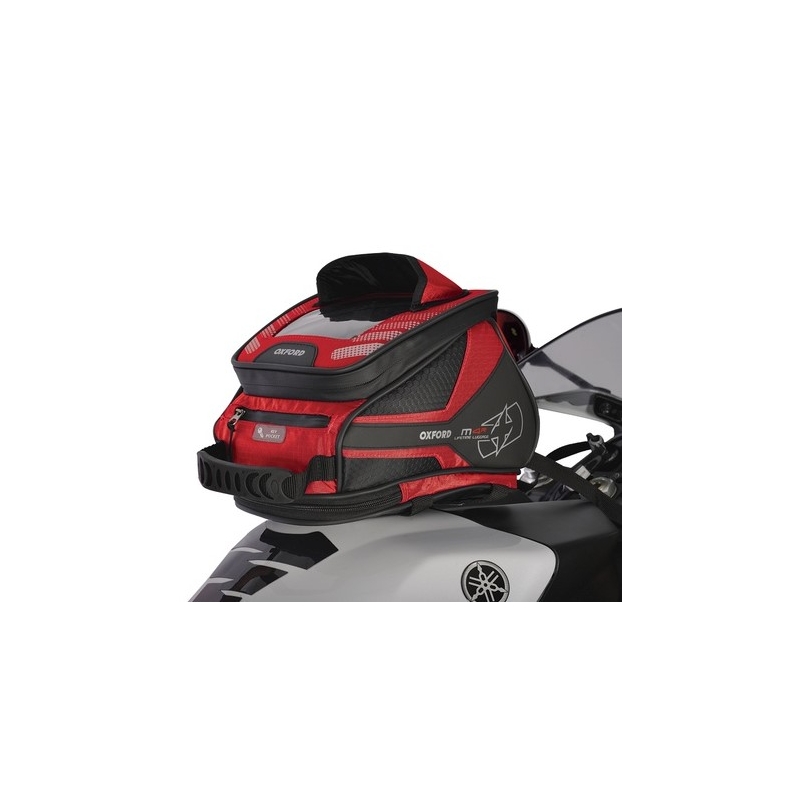 Tankbag και saddlebag Oxford M4R Tank 'n' Tailer μαύρο και κόκκινο
