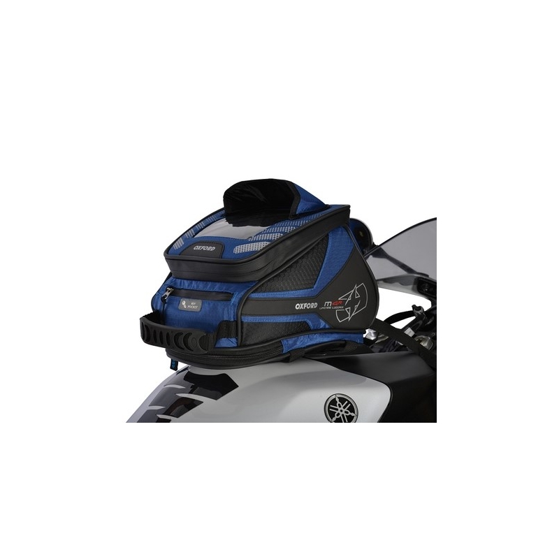 Tankbag και saddlebag Oxford M4R Tank 'n' Tailer μαύρο και μπλε