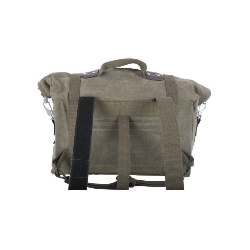 Oxford Heritage χακί πράσινο 40l μοτοσικλέτα πλευρά panniers