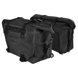 Oxford AQUA P32 μαύρο 16 l μοτοσικλέτας πλευρικές βαλίτσες
