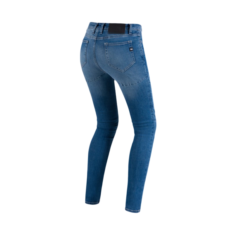 Γυναικείο PMJ Skinny Motorcycle Jeans Μπλε προσφορά
