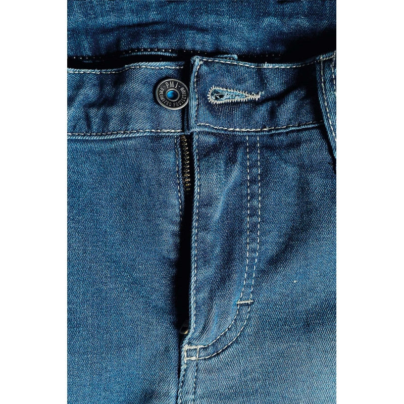 Γυναικείο PMJ Skinny Motorcycle Jeans Μπλε προσφορά