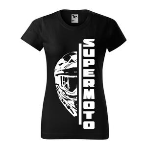 Γυναικείο T-shirt SUPERMOTO μαύρο