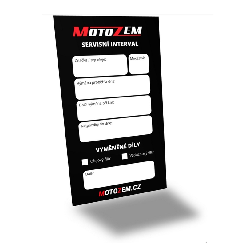 Ετικέτα σέρβις MotoZem