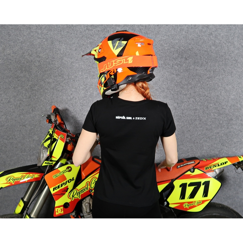 Γυναικείο T-shirt SUPERMOTO μαύρο