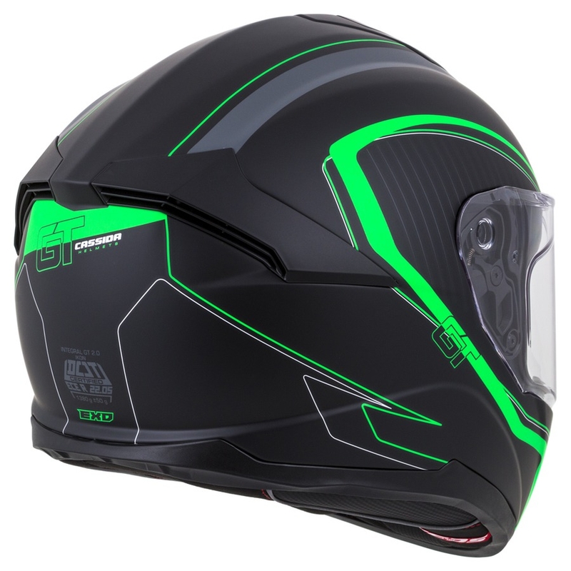 Integral κράνος Cassida Integral GT 2.0 Reptyl μαύρο-γκρι-πράσινο
