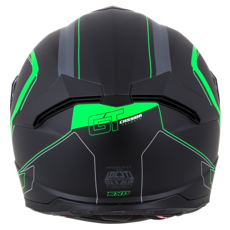 Integral κράνος Cassida Integral GT 2.0 Reptyl μαύρο-γκρι-πράσινο