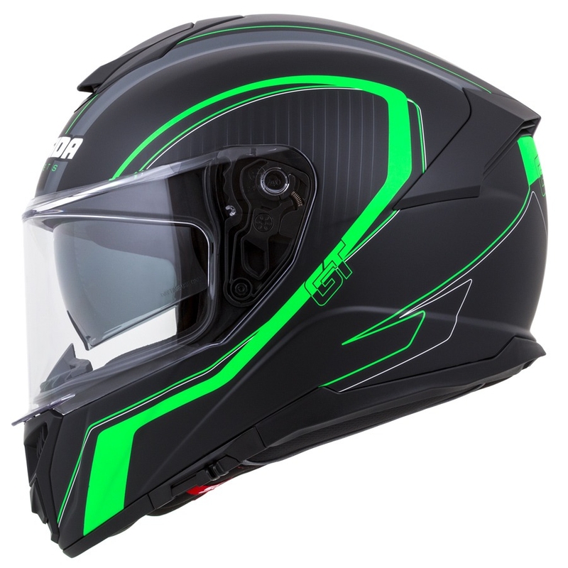 Integral κράνος Cassida Integral GT 2.0 Reptyl μαύρο-γκρι-πράσινο
