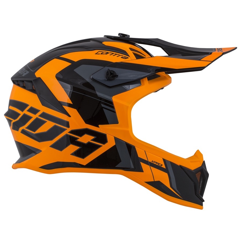 Cassida Cross Pro II Contra Motocross κράνος πορτοκαλί-μαύρο-γκρι