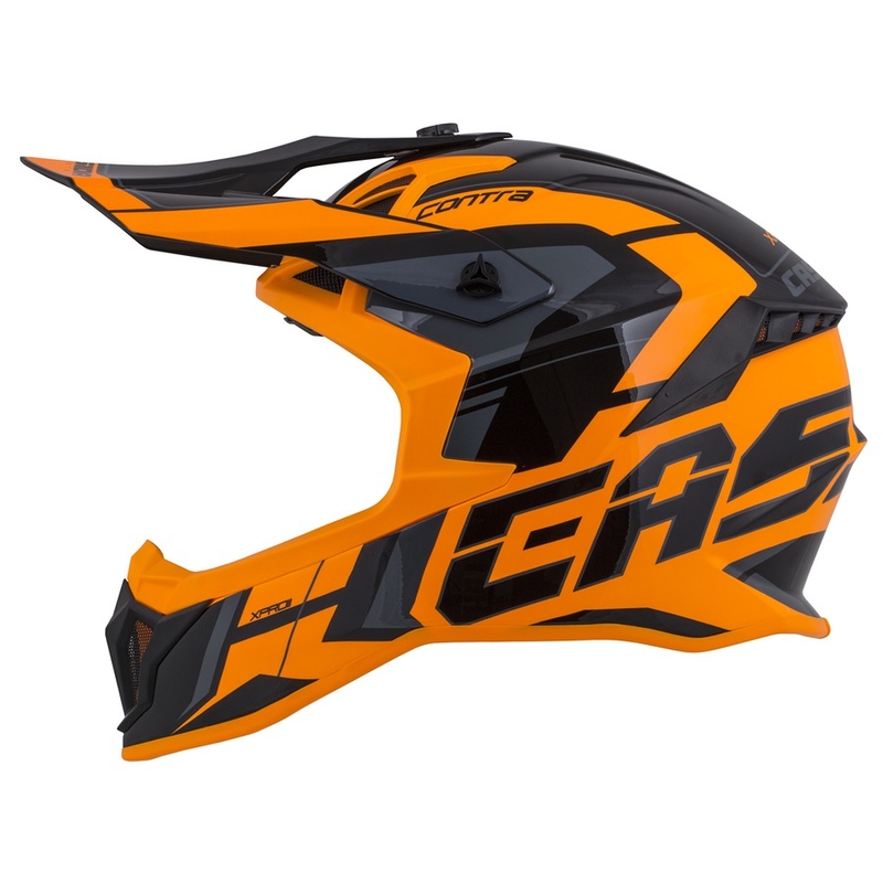 Cassida Cross Pro II Contra Motocross κράνος πορτοκαλί-μαύρο-γκρι