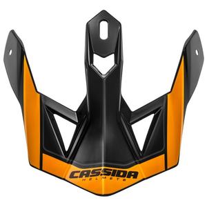 Cassida Cross Pro II γείσο κράνους πορτοκαλί-μαύρο-γκρι