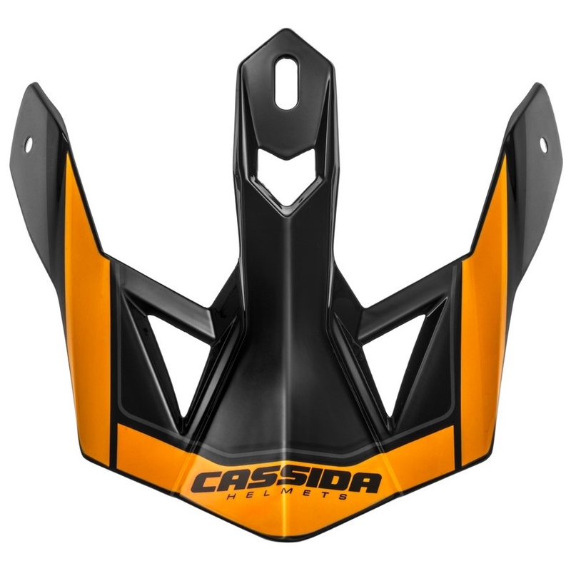 Cassida Cross Pro II γείσο κράνους πορτοκαλί-μαύρο-γκρι