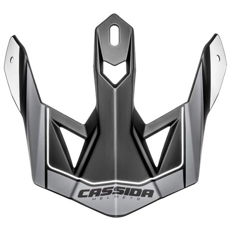 Cassida Cross Pro II γείσο κράνους μαύρο-γκρι-λευκό