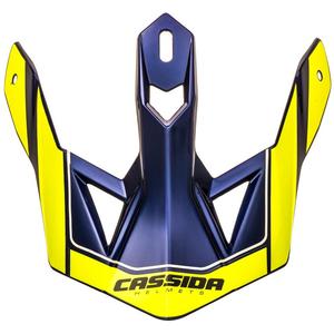 Γυαλιά κράνους για Cassida Cross Pro II fluo κίτρινο-μπλε