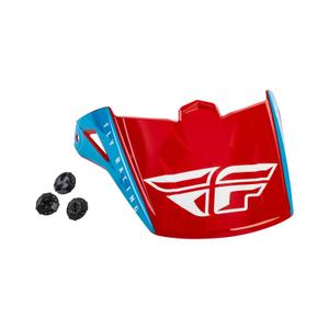 Γυαλιά κράνους για FLY Racing Kinetic Straight κόκκινο-λευκό-μπλε