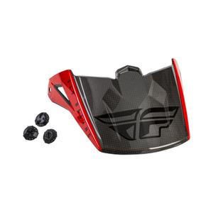 Γυαλιά κράνους για FLY Racing Kinetic Straight κόκκινο-μαύρο-γκρι