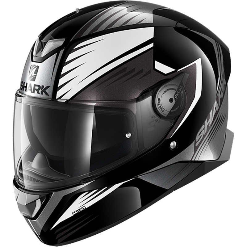 Integrální přilba SHARK SKWAL 2 Hallder černo-šedo-bílá výprodej