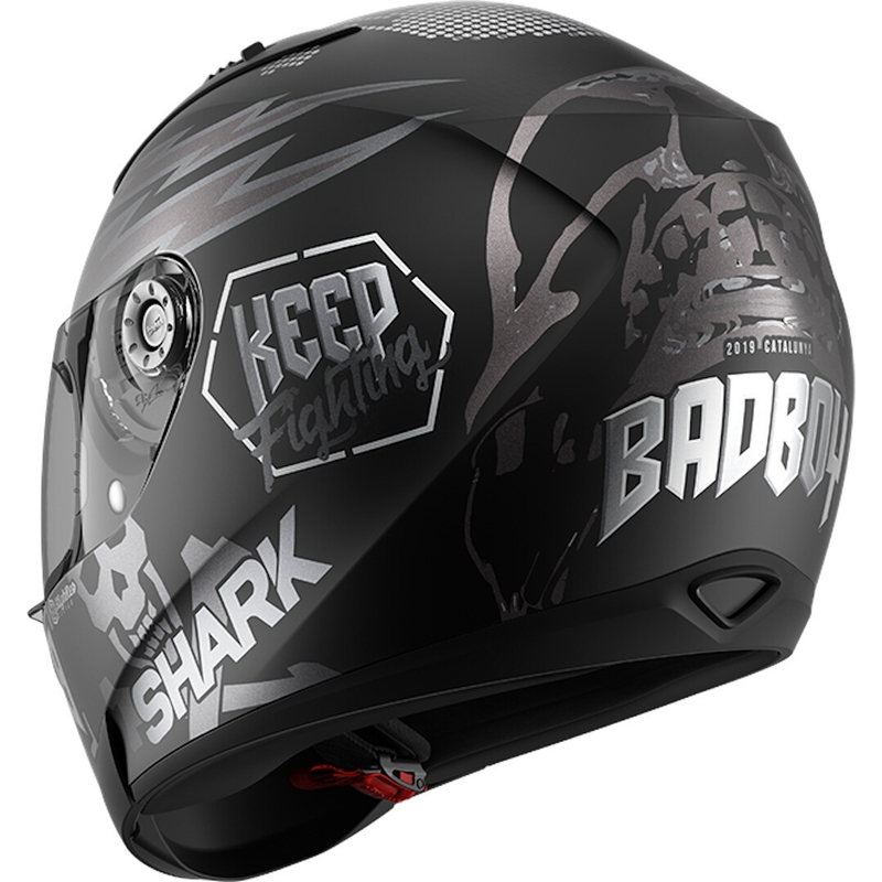 Ενσωματωμένο κράνος SHARK RIDILL 1.2 Catalan Bad Boy μαύρο-γκρι