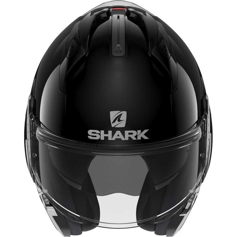 Překlápěcí přilba SHARK EVO-GT Blank černá lesklá
