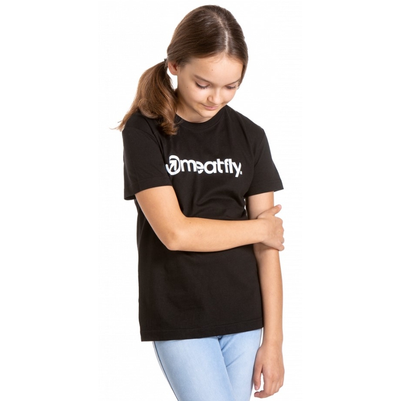 Dětské triko Meatfly Bart černé výprodej
