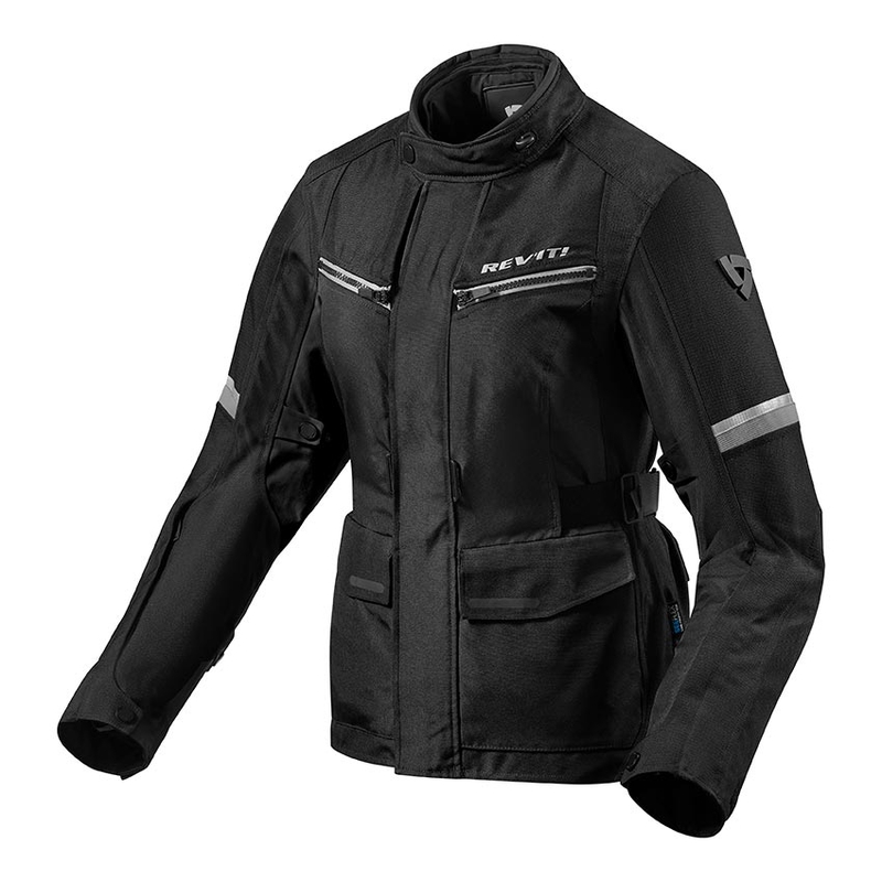 Γυναικείο μπουφάν μοτοσικλέτας Revit Outback 3 Black-Silver προσφορά