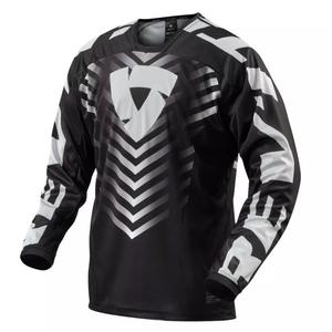 Motocross φανέλα Revit Rough μαύρο και λευκό