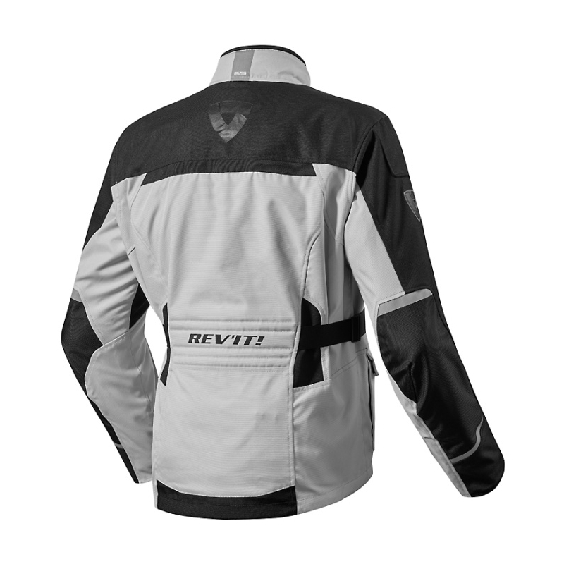 Bunda na motorku Revit Enterprise stříbrno-černá výprodej