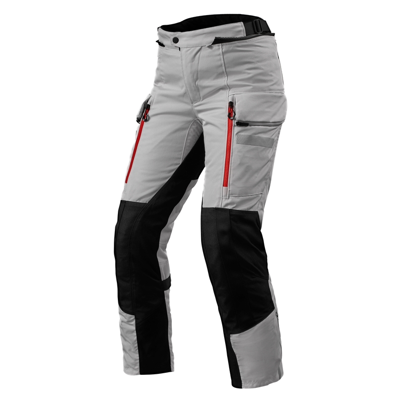 Γυναικείο παντελόνι μοτοσικλέτας Revit Sand 4 H2O Silver and Black Cropped προσφορά