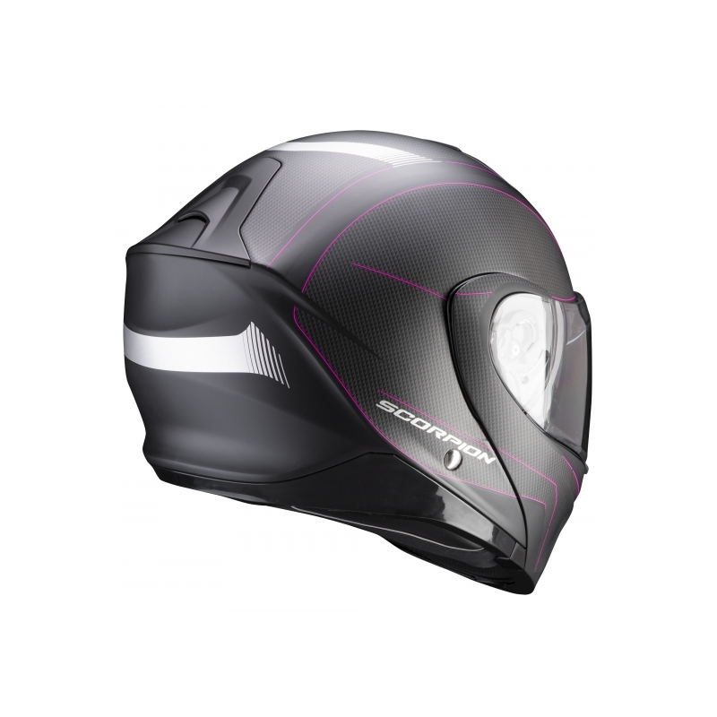 Výklopná přilba Scorpion EXO-930 Cielo černo-růžová