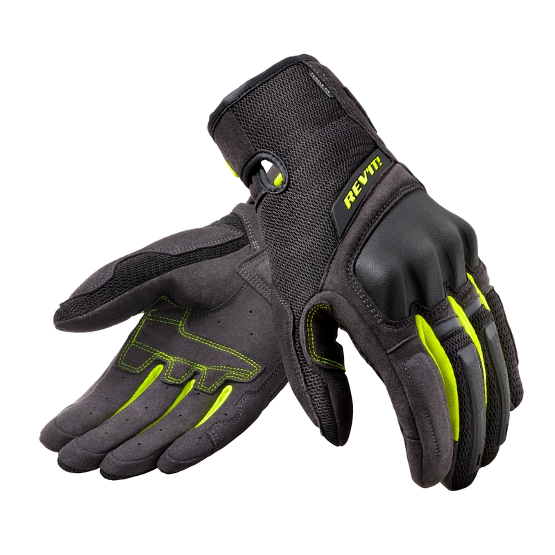 Γυναικεία γάντια μοτοσικλέτας Revit Volcano Black-Fluo Yellow προσφορά
