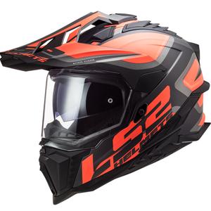 Κράνος Enduro LS2 MX701 Explorer Alter μαύρο-πορτοκαλί-γκρι