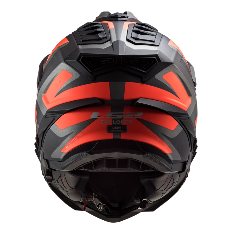 Κράνος Enduro LS2 MX701 Explorer Alter μαύρο-πορτοκαλί-γκρι