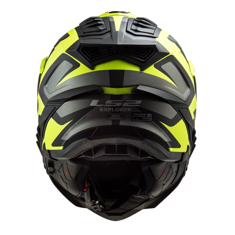 Κράνος Enduro LS2 MX701 Explorer Alter μαύρο-γκρι-φλούο κίτρινο