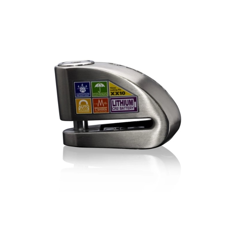 Κλειδαριά δισκόφρενου XENA XX10 ασημί