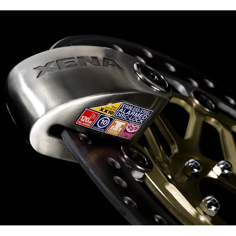 Κλειδαριά δισκόφρενου XENA XX10 ασημί