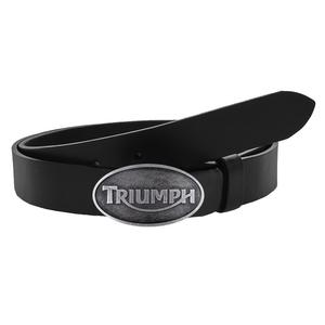 Δερμάτινη ζώνη moto με αγκράφα Triumph