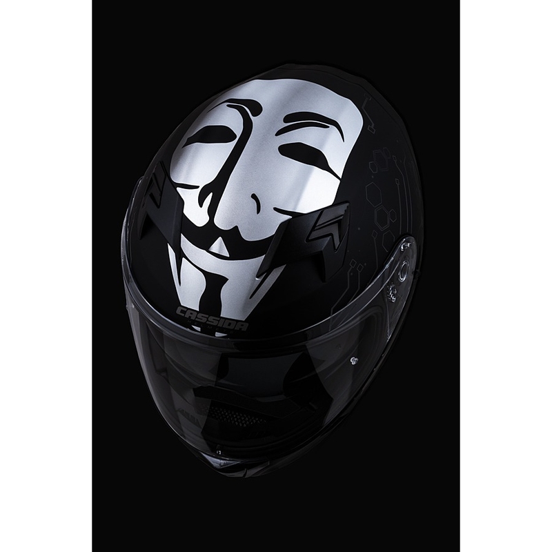 Cassida 3.0 Hack Integral κράνος μοτοσικλέτας πράσινο-μαύρο ματ