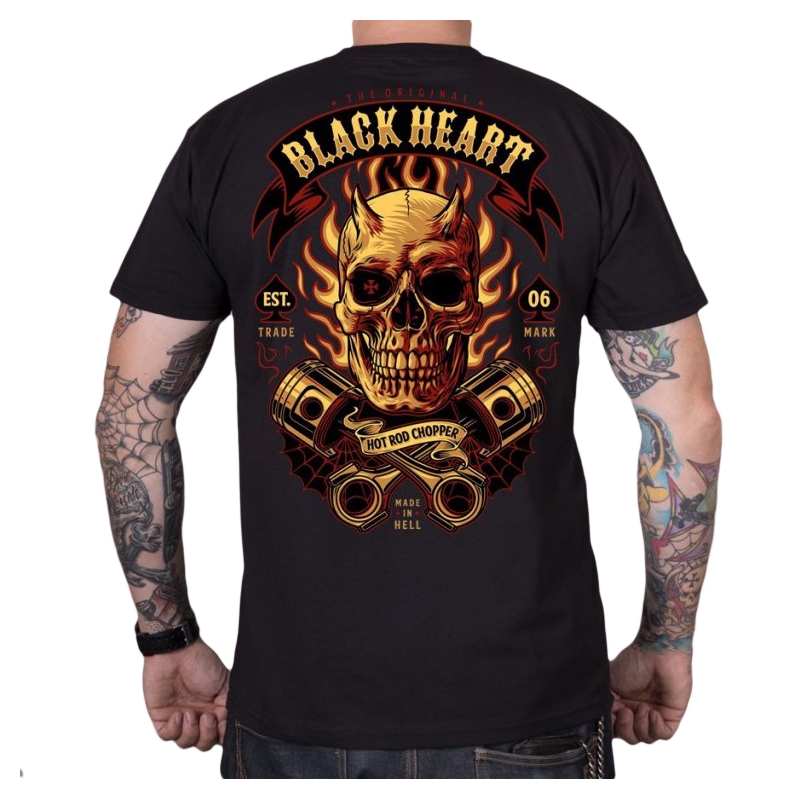 Pánské triko Black Heart Hell Boy