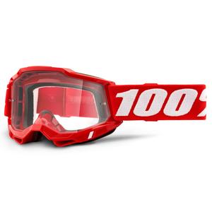Γυαλιά Motocross 100% ACCURI 2 κόκκινο (διαφανές plexi)